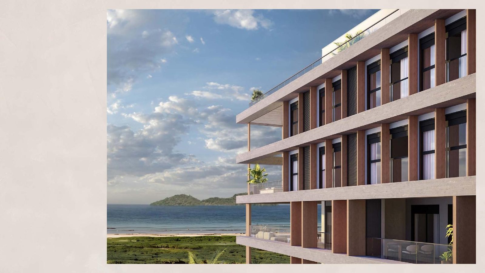 Architektur mit Meerblick